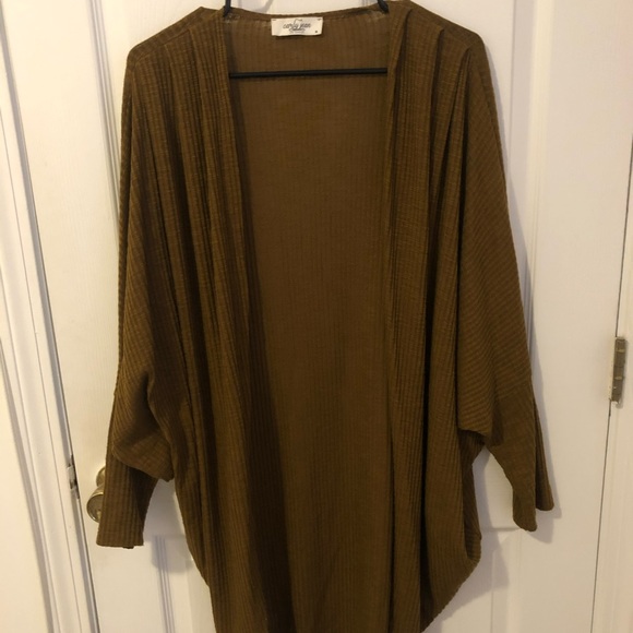 Carly Jean Los Angeles Sweaters - Brown Carly Jean cardigan